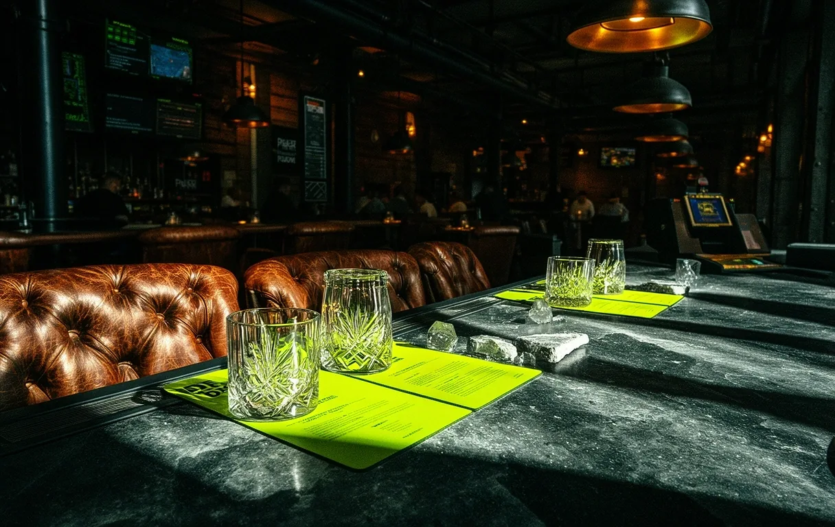 De atmosfeer van de lounge